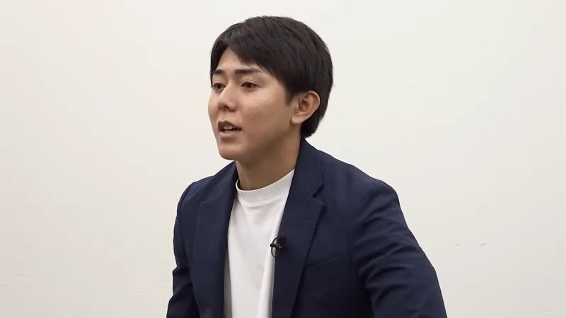 スキル獲得版令和の虎に志願者として出演し、話している森谷和正